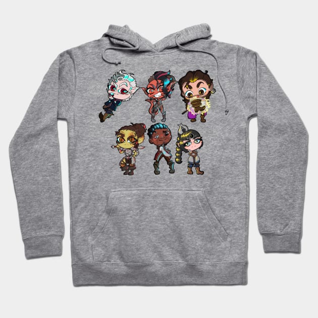 BG3 Origin Companions Hoodie by Shiftysphynx